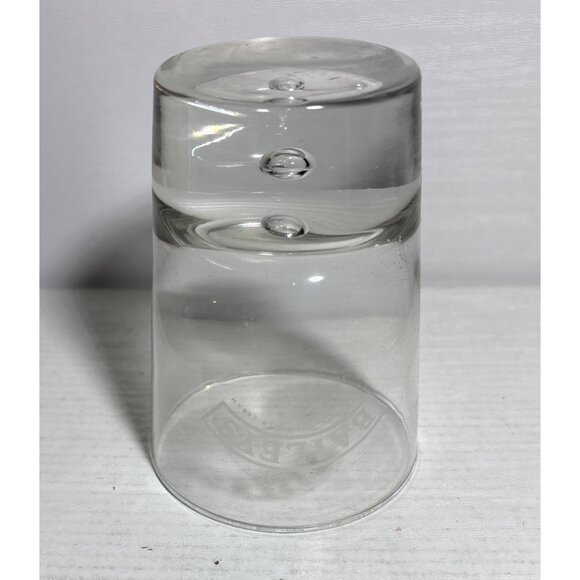 Set Of 6 Baileys Irish Cream Clear Glasses With Logo Etching Bubble Base Design - Picture 5 of 10